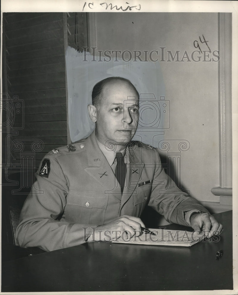 Load image into Gallery viewer, 1953 Press Photo New president of the National Guard Club, Anthony E. Filiberto
