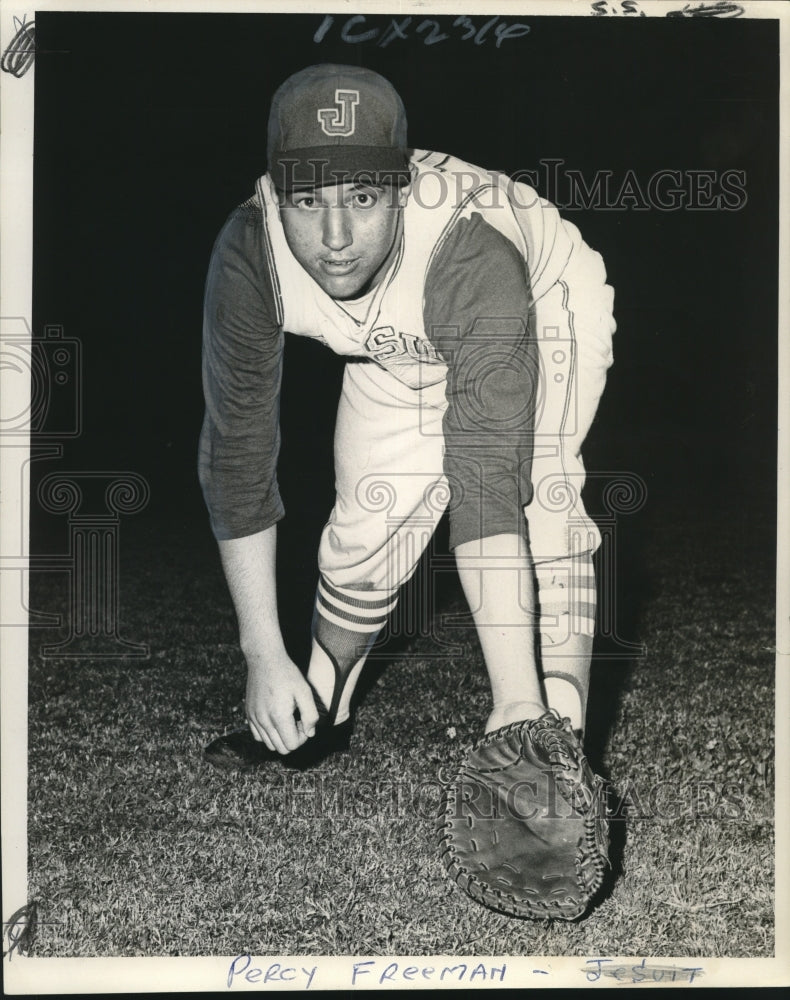 1966 Press Photo Baseball - Percy Freeman of Jesuit - noo17932- Historic Images