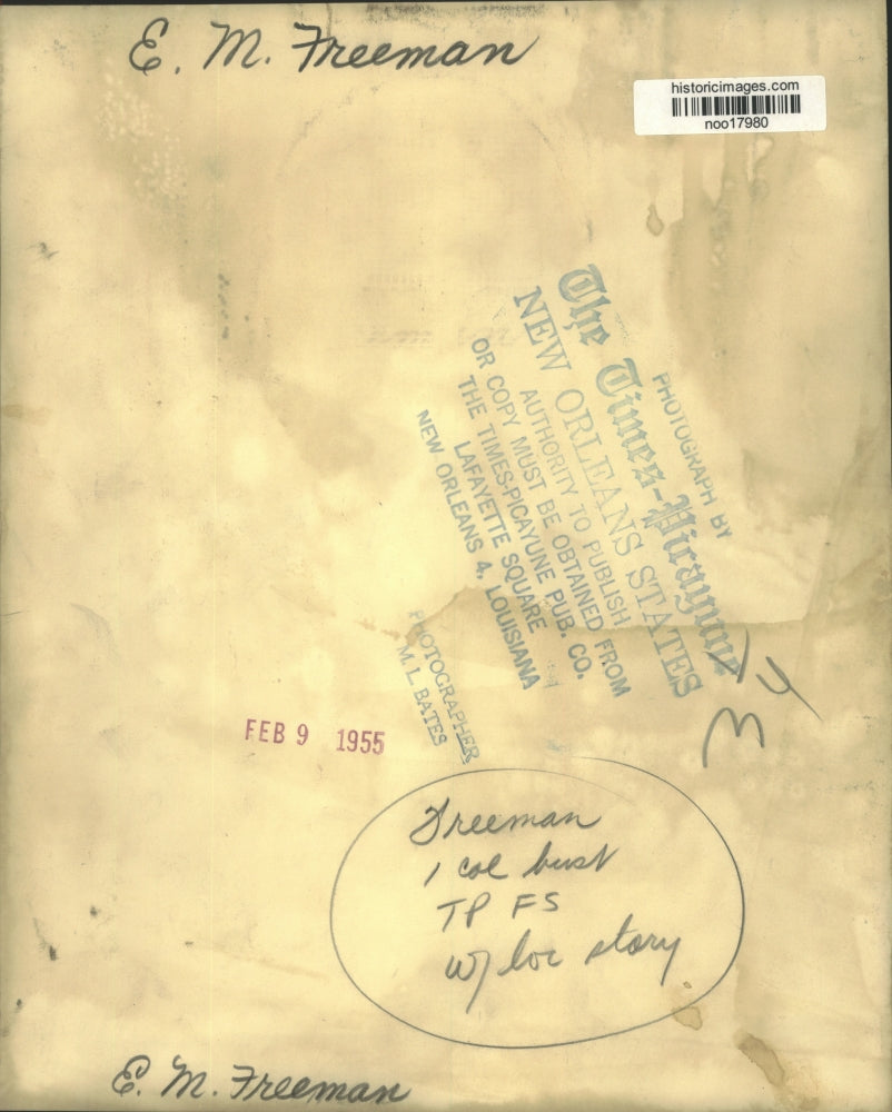 1955 Press Photo E. M. Freeman - noo17980