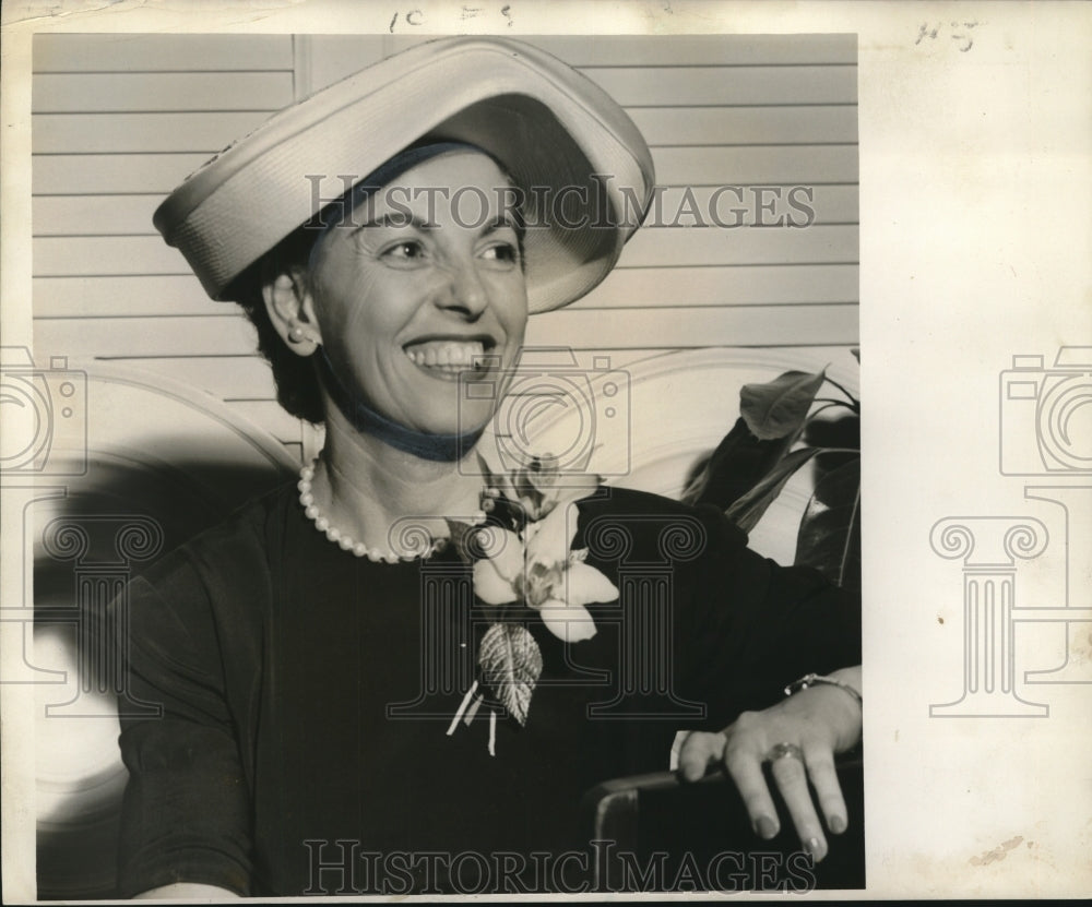 1957 Press Photo Mrs. Faye Foss - noo18178