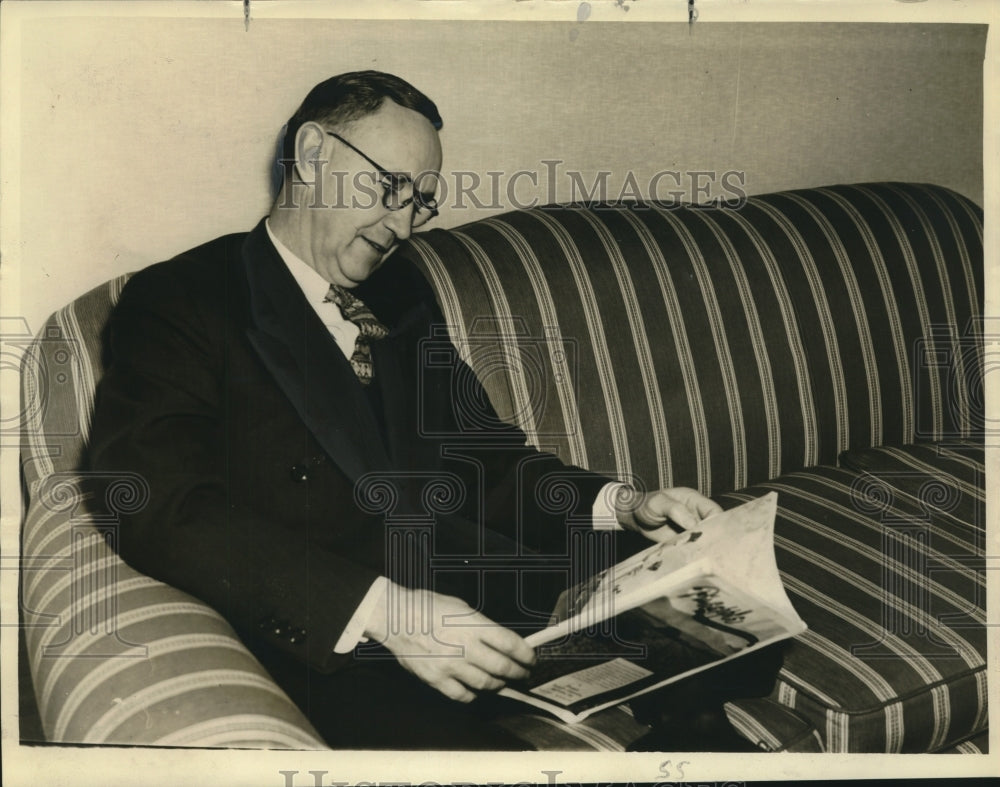 1941 Press Photo Brigadier-General Walter Frank, who transferred to New Orleans.