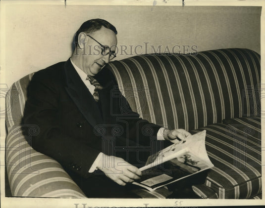 1941 Press Photo Brigadier-General Walter Frank, who transferred to New Orleans.