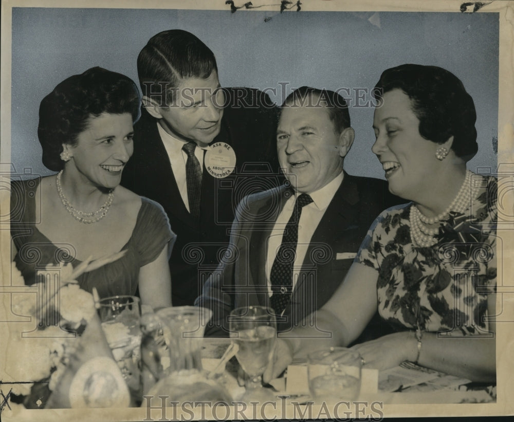 1959 Press Photo Minnesota and Iowa Governors With Their Wives - noo18368