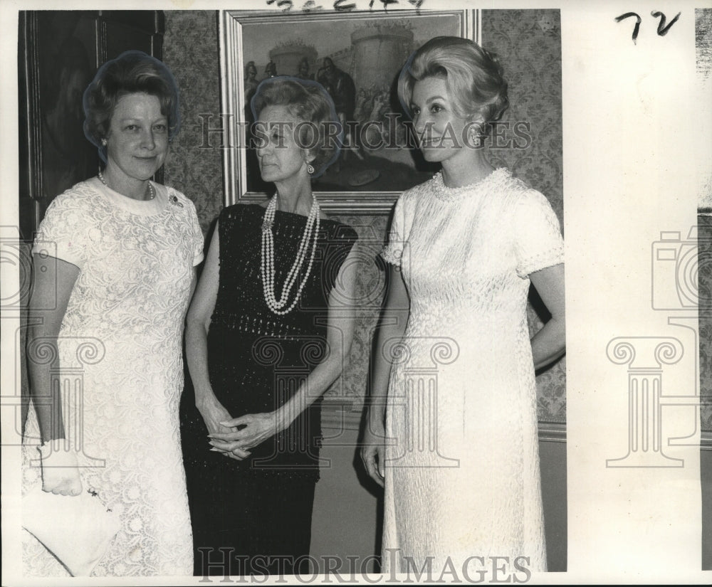 1969 Press Photo Principals of Ella West Freeman Foundation Matching Fund drive