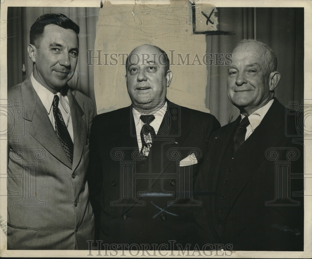 1951 Press Photo Ernest M. Freeman with his fellow executives - noo18618