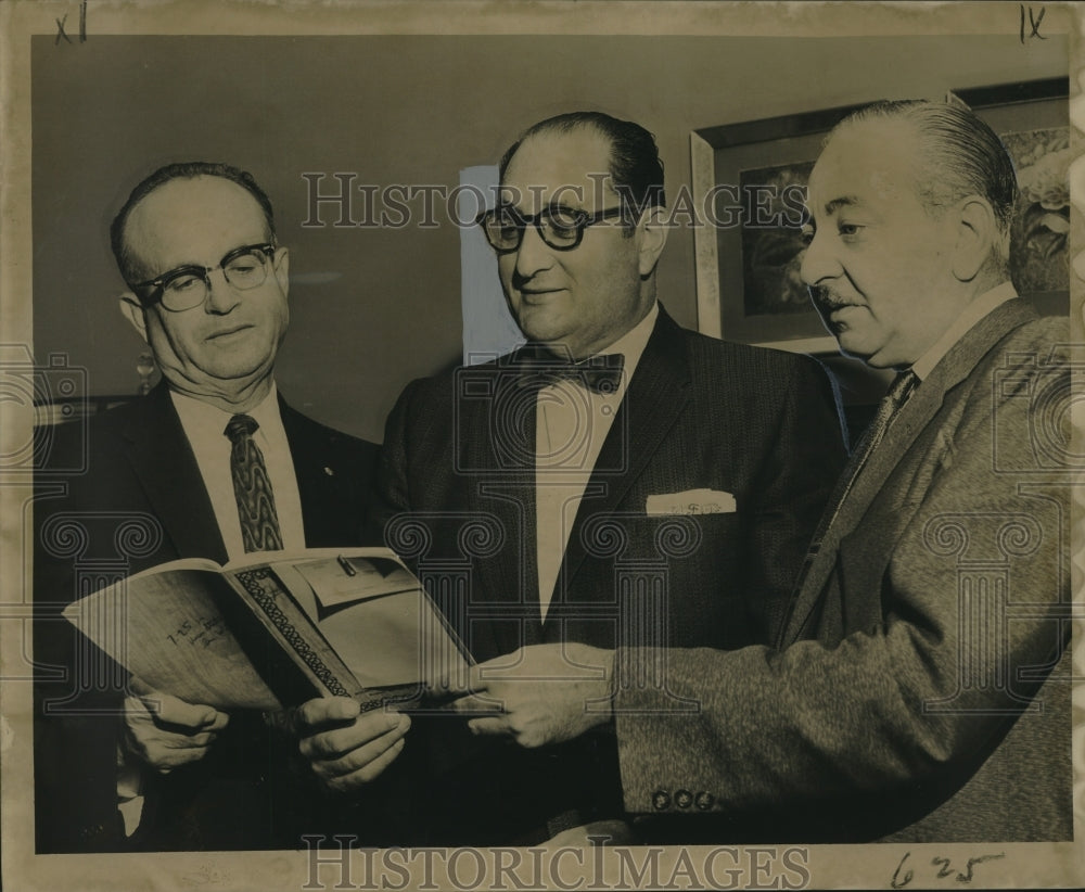 1958 Press Photo Southwest region Zionist leaders in convention, Roosevelt hotel