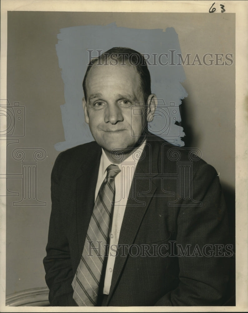 1959 Press Photo T. C. Fitzpatrick, Manager, Cudahy Packing Company, New Orleans- Historic Images