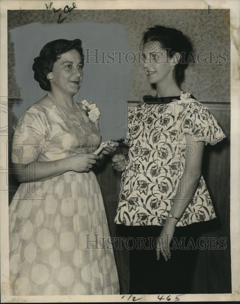 1960 Press Photo Immaculate Heart of Mary-Knights of Columbus auxiliary officers- Historic Images