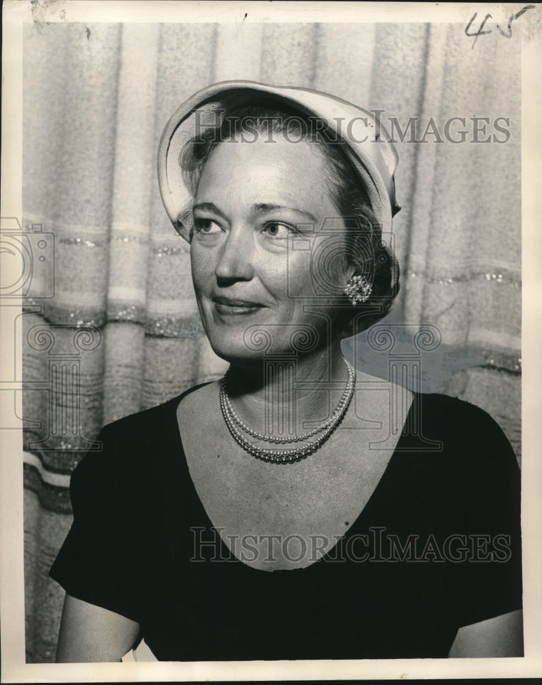Load image into Gallery viewer, 1961 Press Photo Mrs John M.C. Gaffron, presidency of Delta Aimes - noo18893

