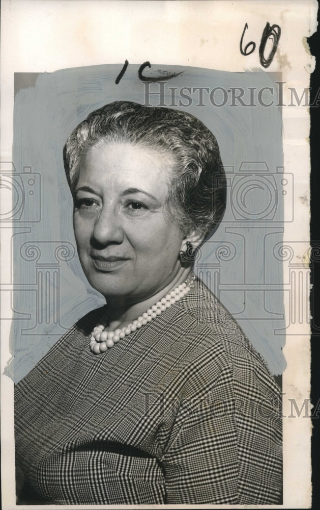 1963 Press Photo Mrs. Adolph H. Ernst, president of Lakeside Demonstration Club