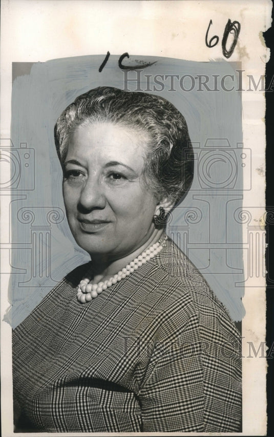 1963 Press Photo Mrs. Adolph H. Ernst, president of Lakeside Demonstration Club