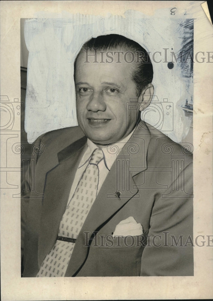 1956 Press Photo Guillermo Espinosa, director of music, Pan-American Union