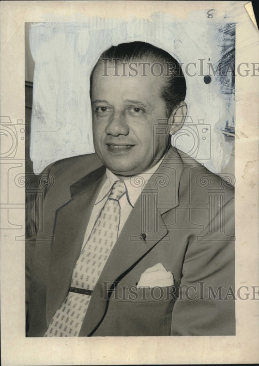 1956 Press Photo Guillermo Espinosa, director of music, Pan-American Union