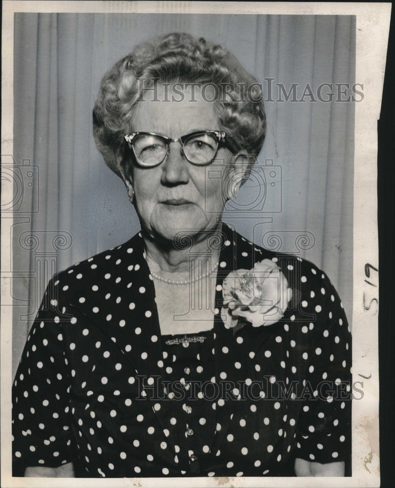 1961 Press Photo New Orleans Library League President Mrs. William Fisher- Historic Images