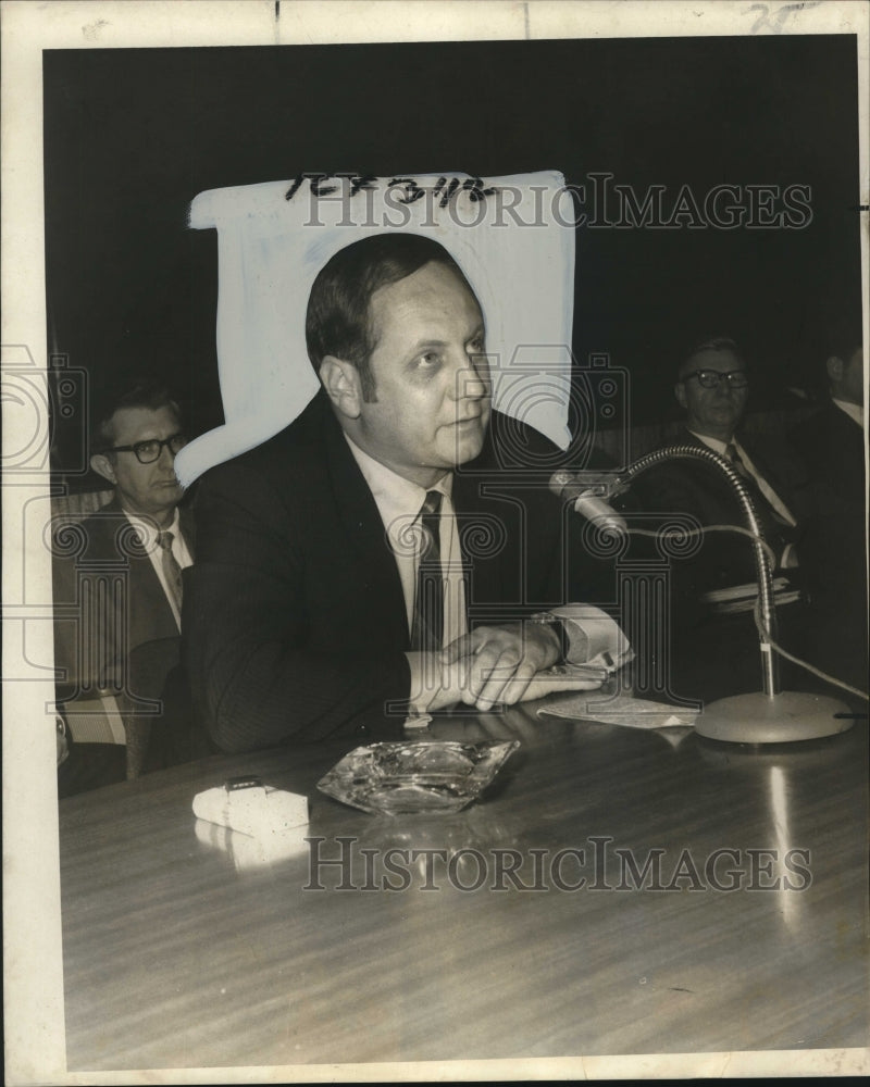 1969 Press Photo New Orleans City Planning Commission Member Teddy Gabb Jr.