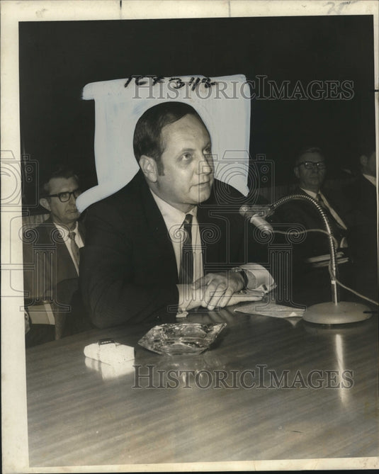 1969 Press Photo New Orleans City Planning Commission Member Teddy Gabb Jr.
