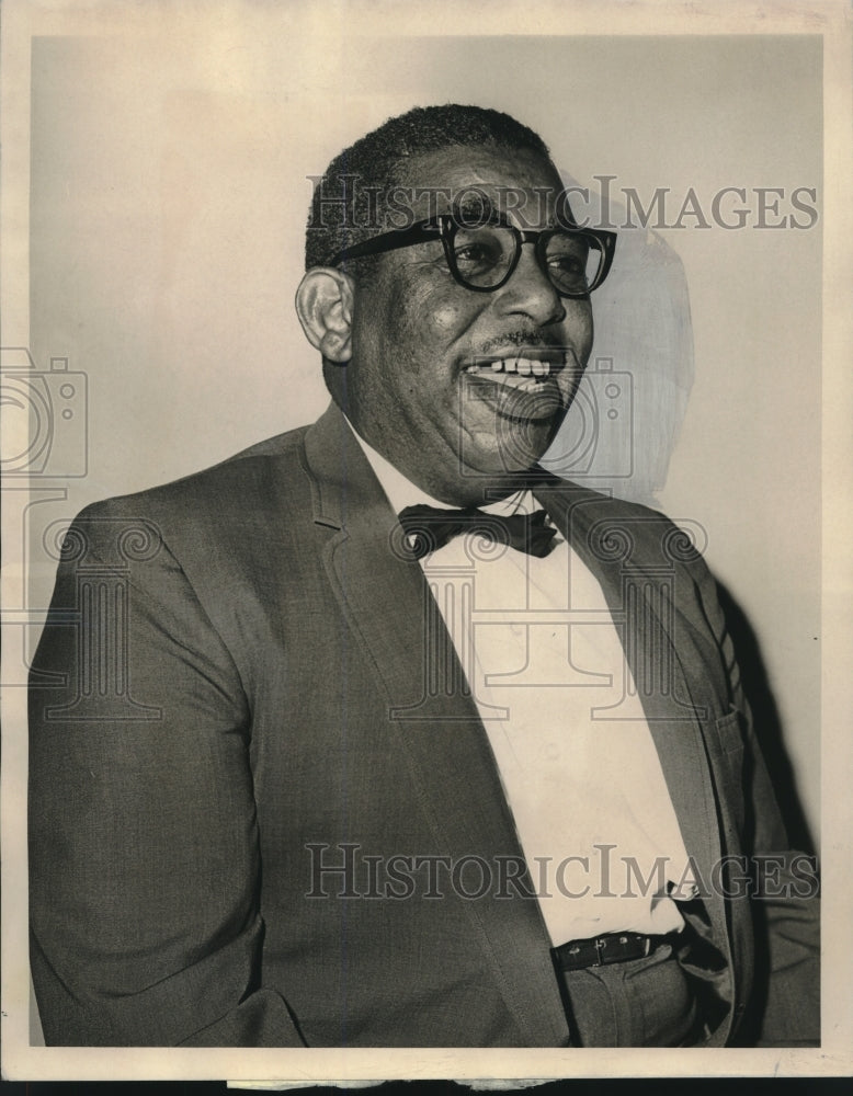 1967 Press Photo Albert French performs with his Jazz Band-Royal Orleans Hotel- Historic Images