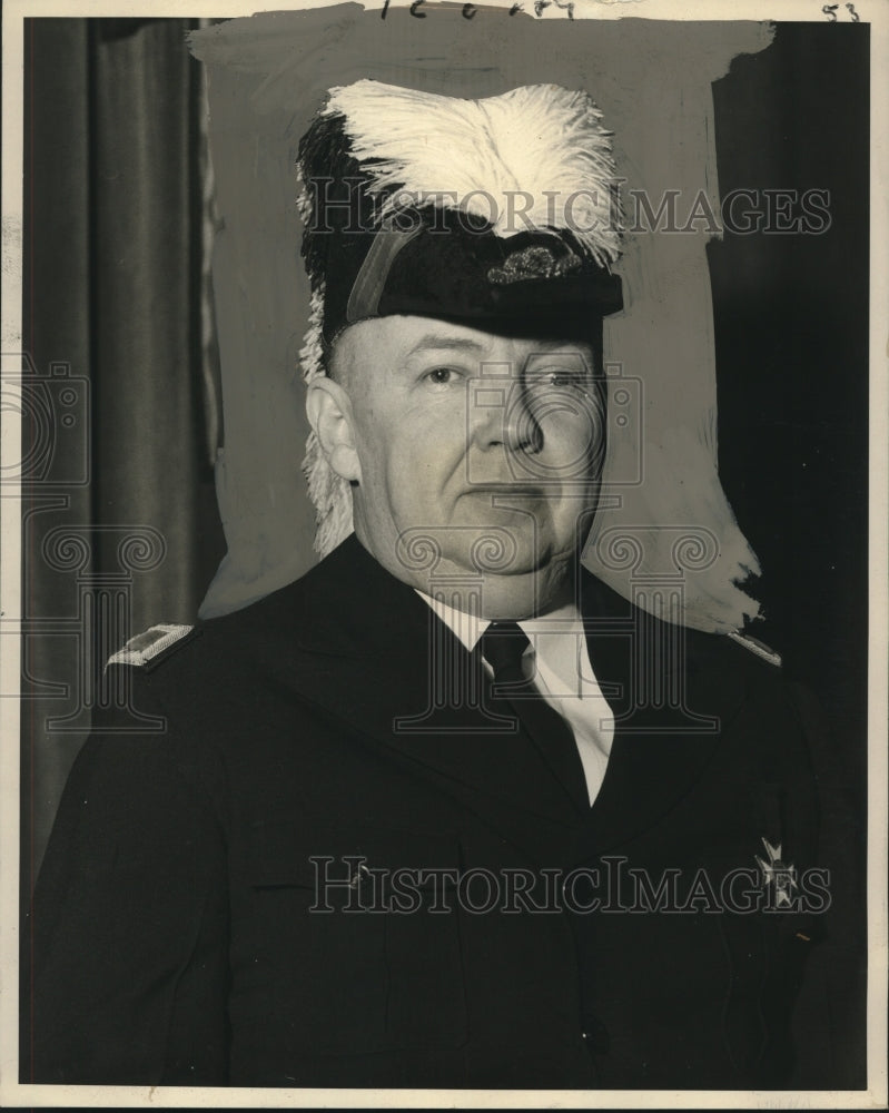 1950 Press Photo Grover C. Franks, heads two Masonic groups at Grand Consistory
