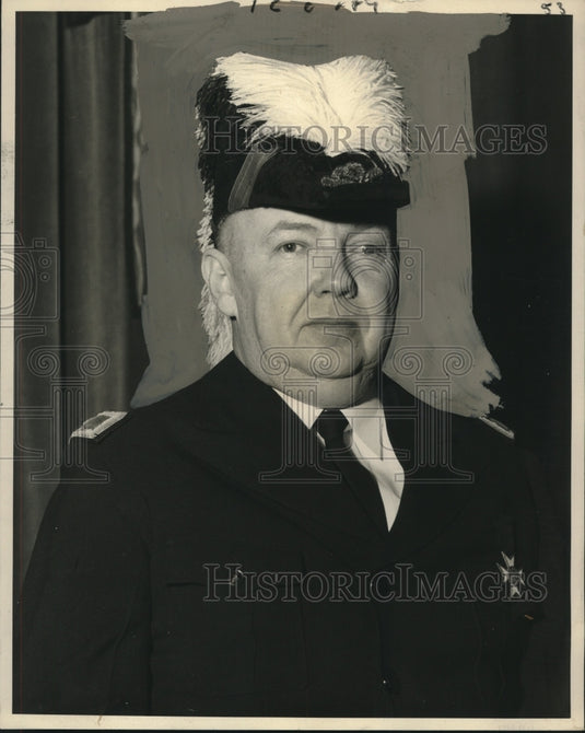 1950 Press Photo Grover C. Franks, heads two Masonic groups at Grand Consistory