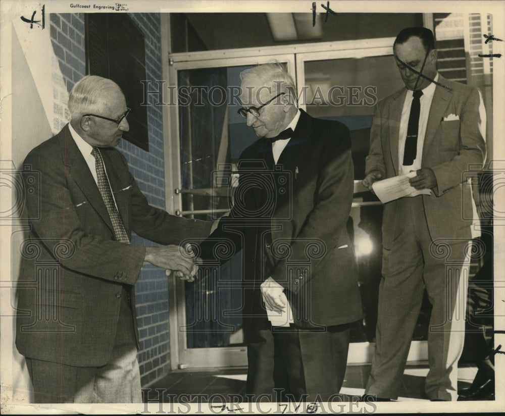 1954 Press Photo Opening ceremonies of the new Memorial hospital in Gulfport- Historic Images