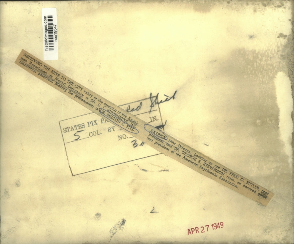 1949 Press Photo Members of the American Association on Mental Deficiency