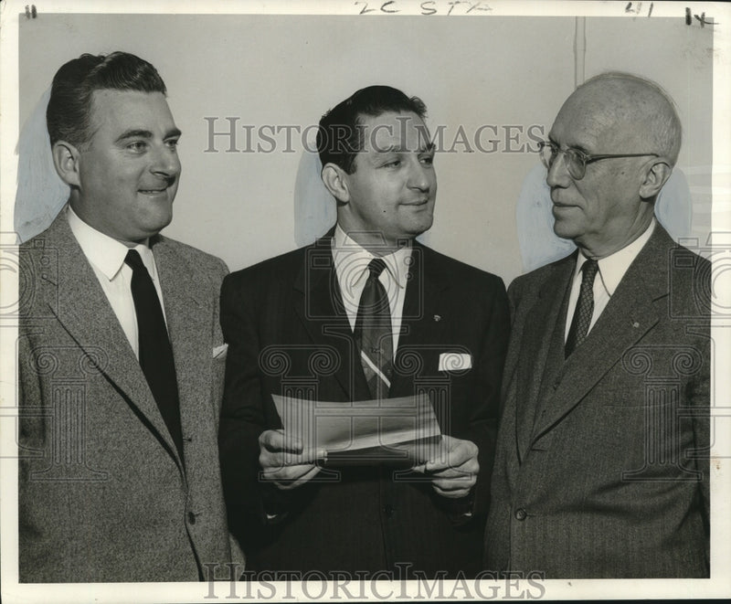 Load image into Gallery viewer, 1955 Press Photo New Orleans Jewish Welfare Fund Officers - noo19744
