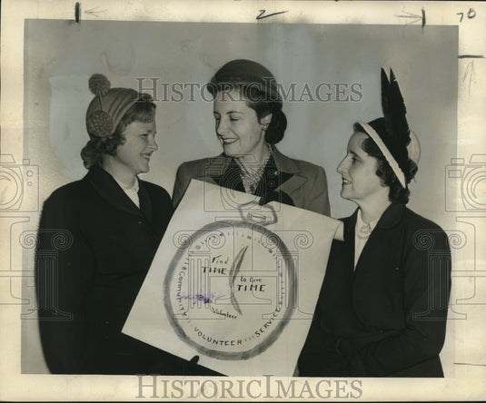 1951 Press Photo Community Volunteer Services Members - noo19774