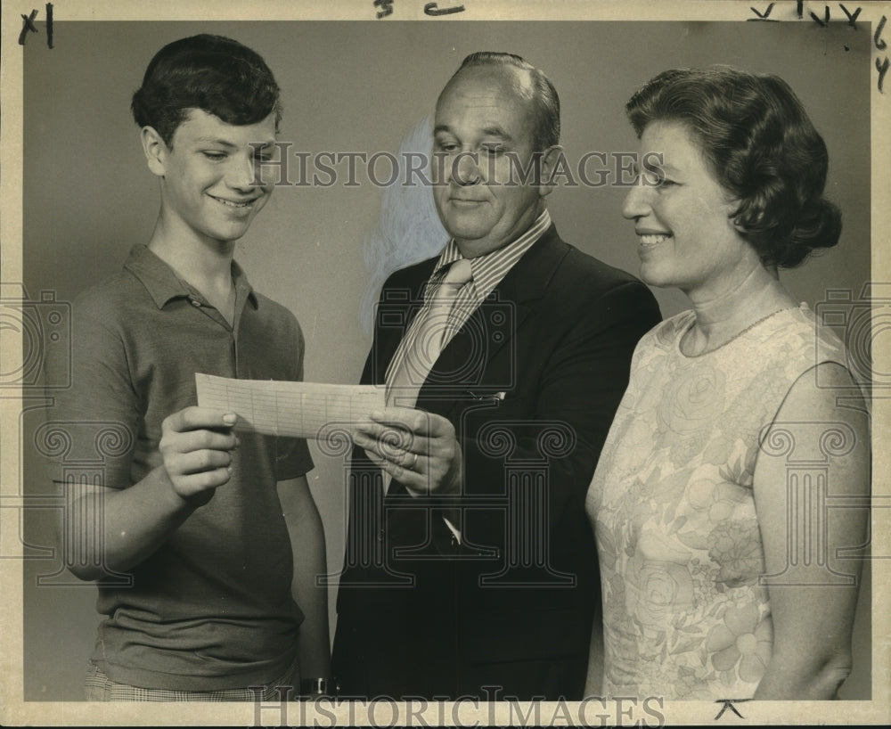  Press Photo Derby Winner Marvin Landry II, Troy Francis, Mrs. Marvin Landry- Historic Images