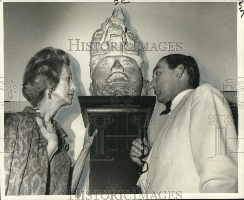 Load image into Gallery viewer, 1968 Press Photo New Orleans Delgado Museum-Muriel Bultman Francis, James Byrnes
