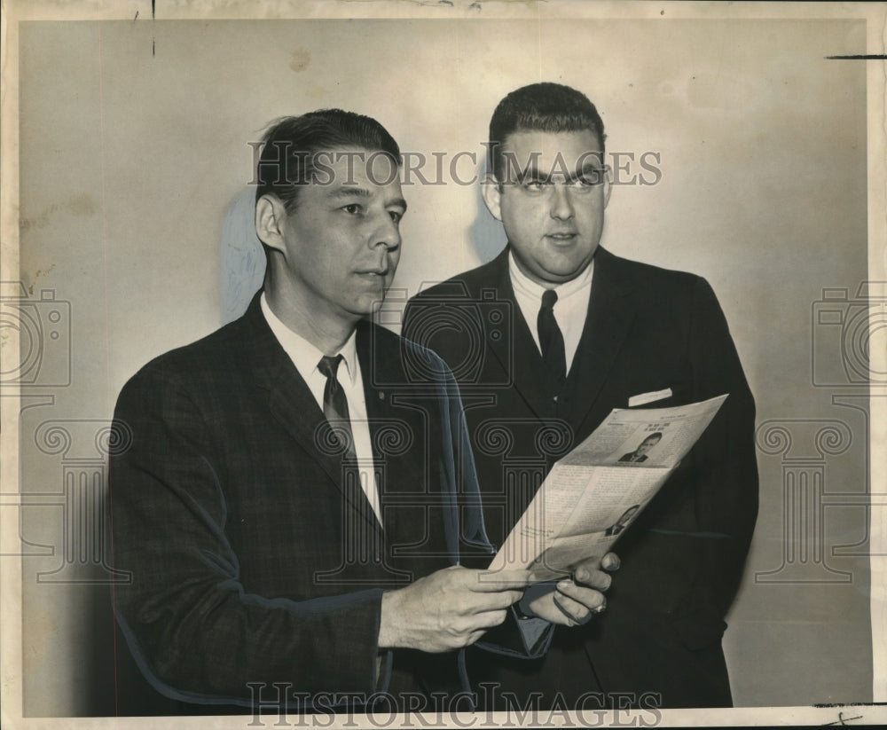 1963 Press Photo Young Men&#39;s Business Clubs Members at New Orleans Convention- Historic Images