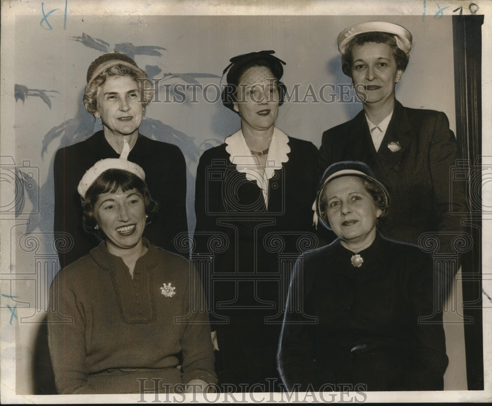 1956 Press Photo Officers of the New Orleans Secretaries' Association