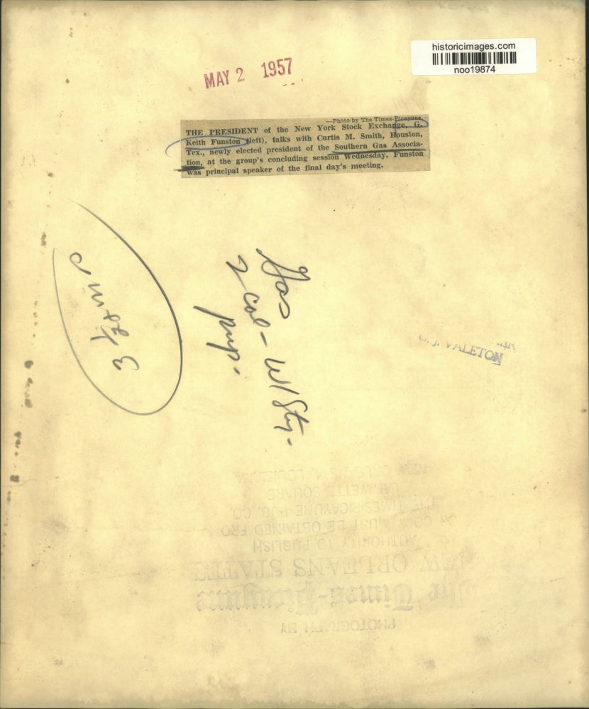 1957 Press Photo Southern Gas Association Meeting Attendees, New Orleans