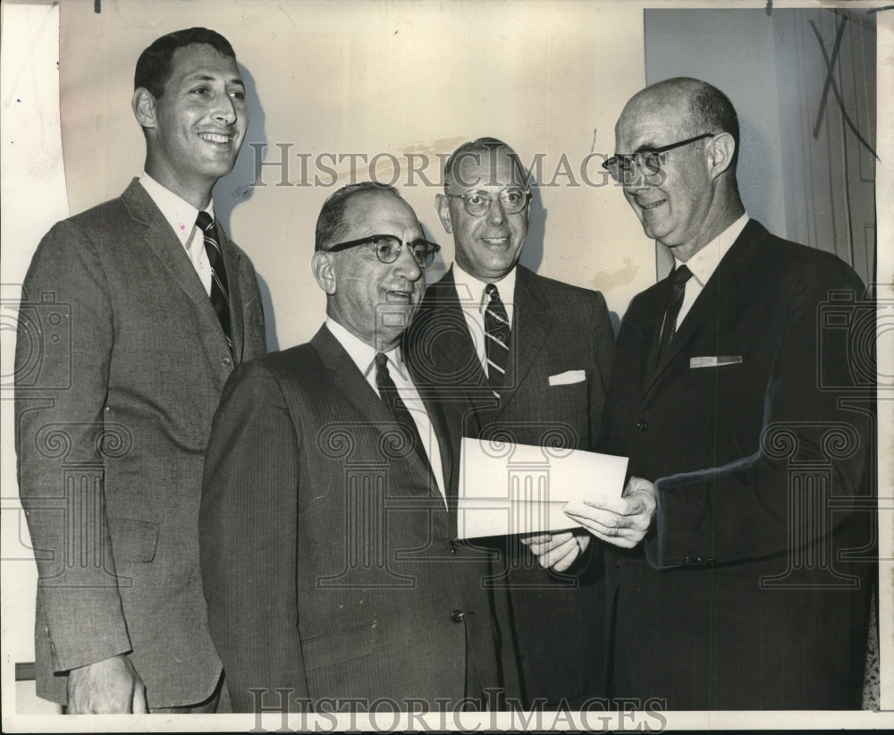 1966 Press Photo New Orleans Speech &amp; Hearing Center Officers - noo19886- Historic Images