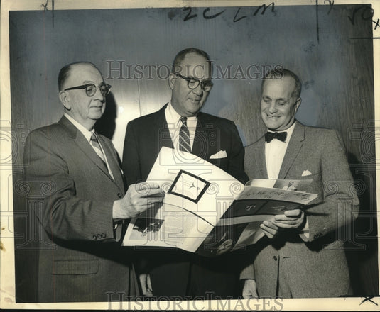 1964 Press Photo Alumni Head Tulane University Forward Fund, New Orleans