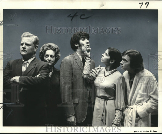 1970 Press Photo Actors In the Play "Little Murders"- Historic Images