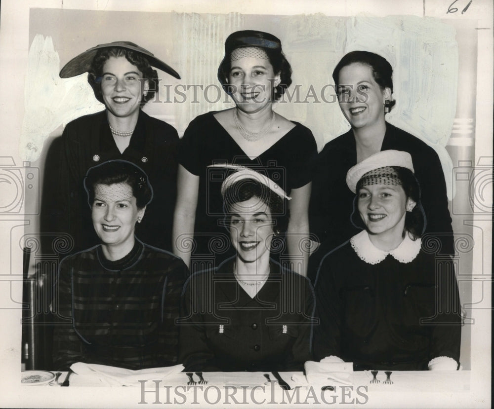 1956 Press Photo Officers of the Airline Park Women&#39;s Club - noo20153