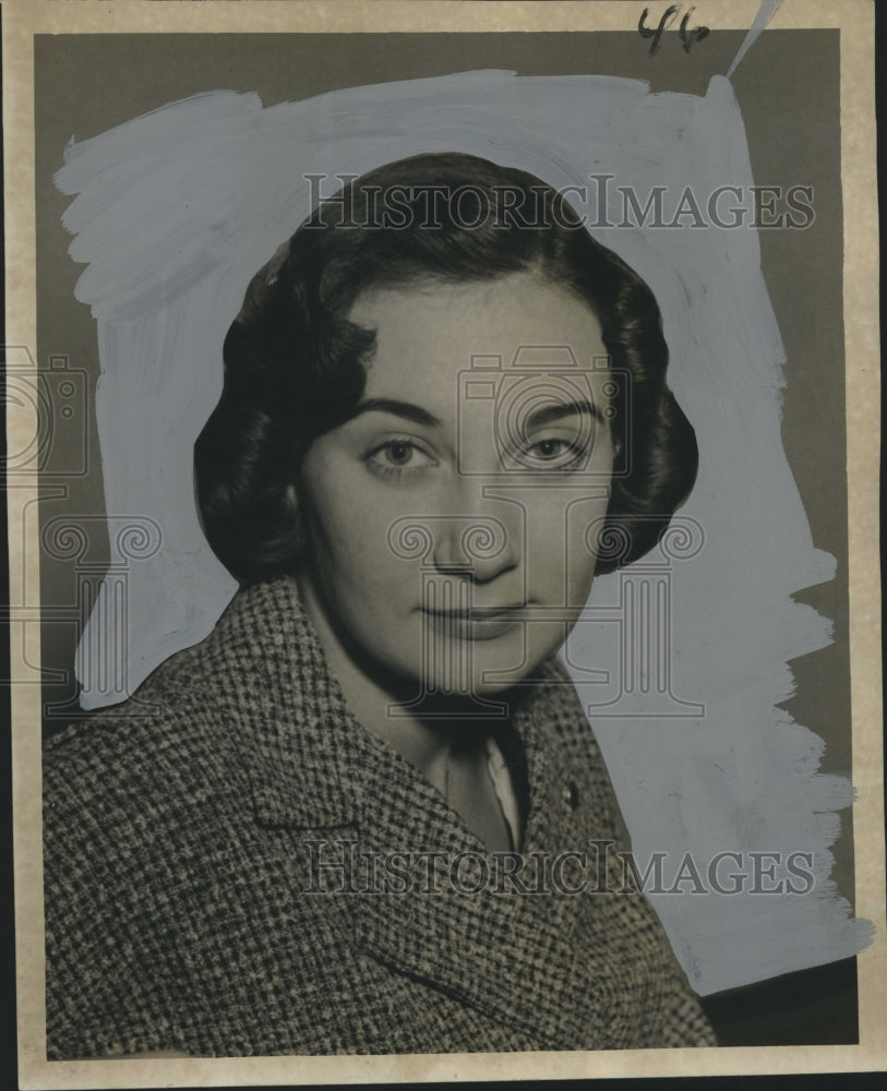 1960 Press Photo New Orleans High School Senior Student Elizabeth Ehmig