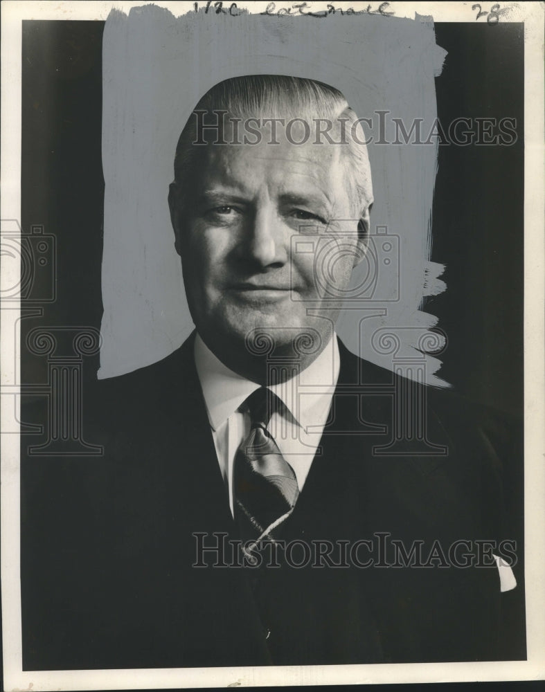 1953 Press Photo President of a Mutual Life Insurance Company Peter Fraser
