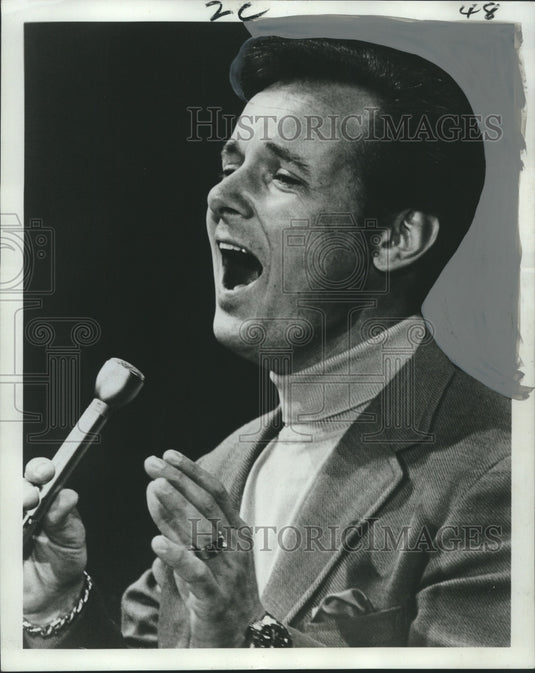 1970 Press Photo Singer John Gary to perform in New Orleans Summer "Pops" event- Historic Images
