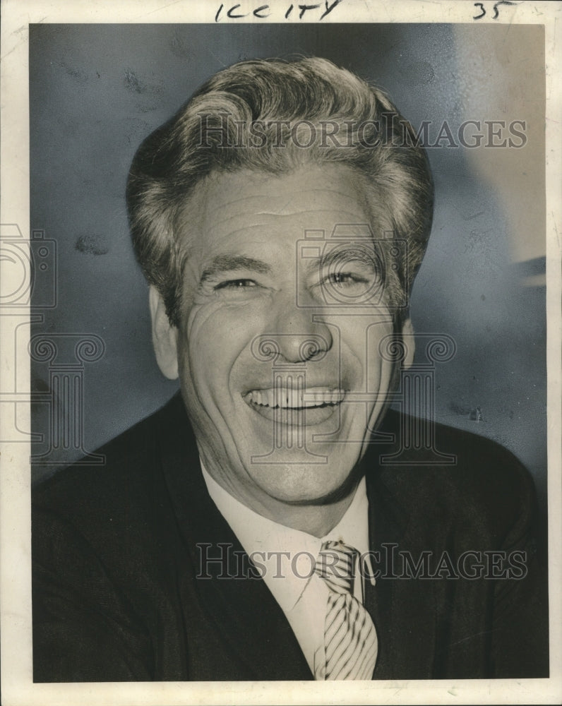 1965 Press Photo Dave Gardner before death in Gulfport, Mississippi plane crash