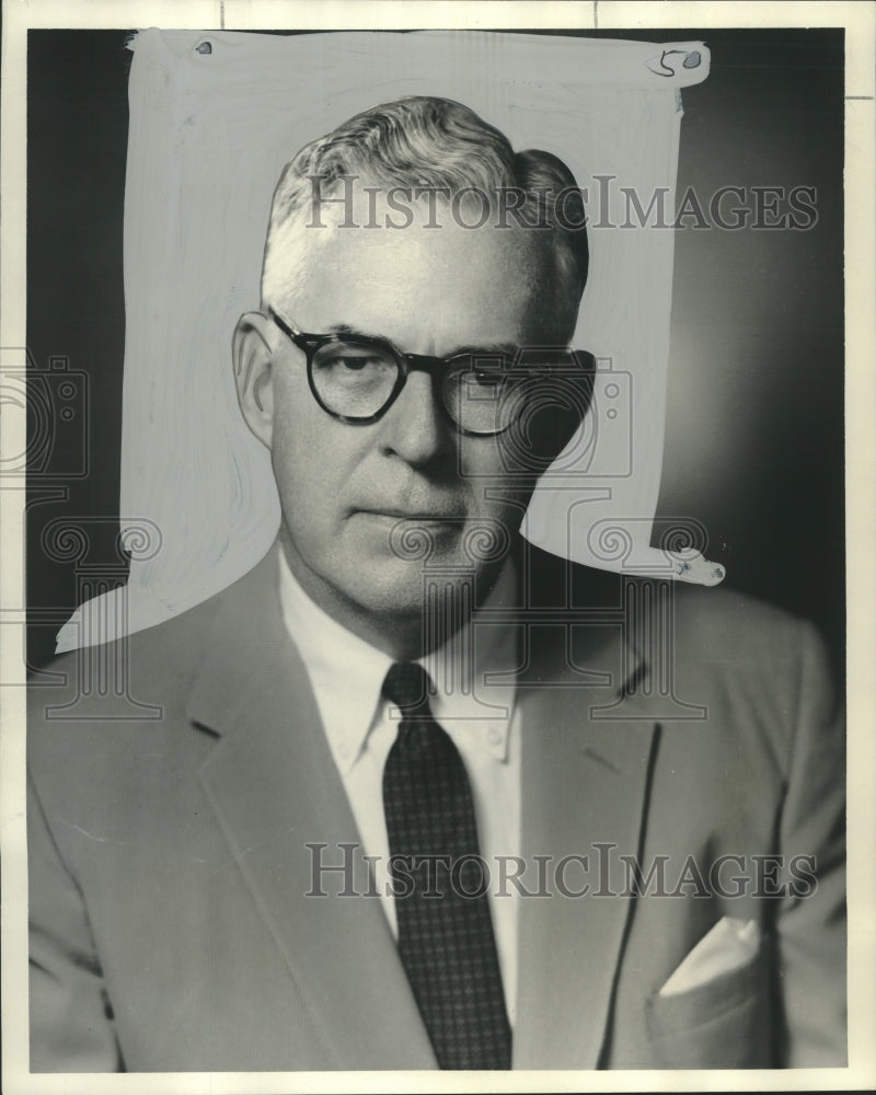 1957 Press Photo Big Donors Christmas Seal Sale Chairman Richard Gamble