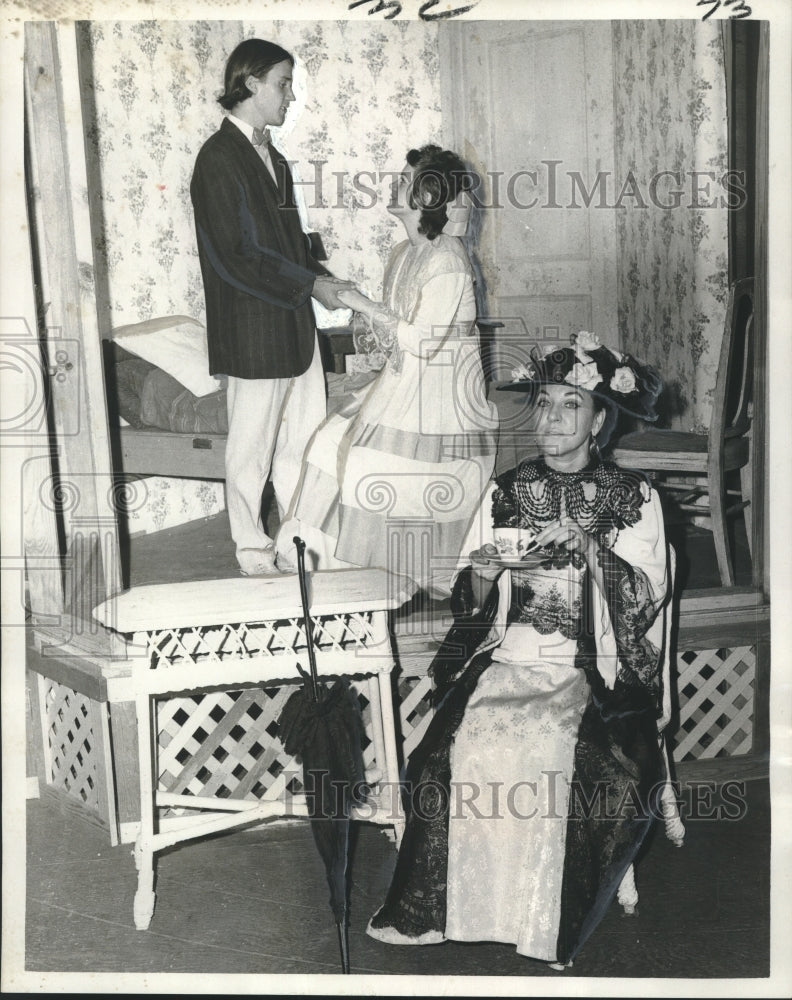 1981 Press Photo Cast of &quot;Look Homeward, Angel&quot; at Le Petit Theatre, New Orleans- Historic Images