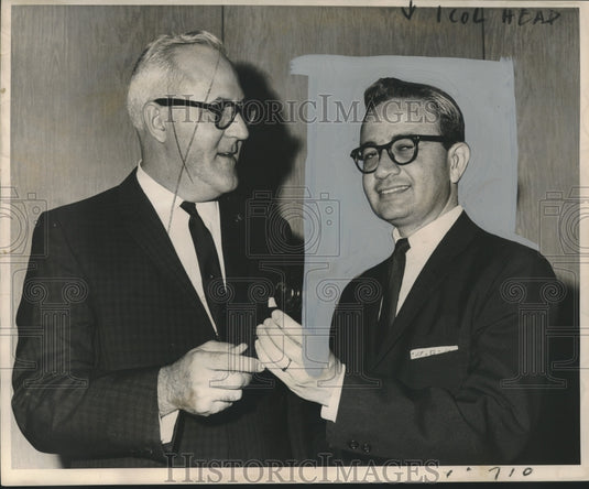 1961 Press Photo Sertoma Club of New Orleans President Herbert J. Garon