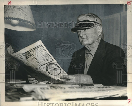 1958 Press Photo Former Vice-President John N. Garner at Texas Home - noo21114