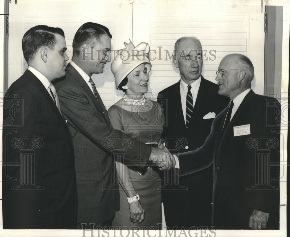 1960 Press Photo Louisiana Hotel Association Officers at New Orleans Meeting