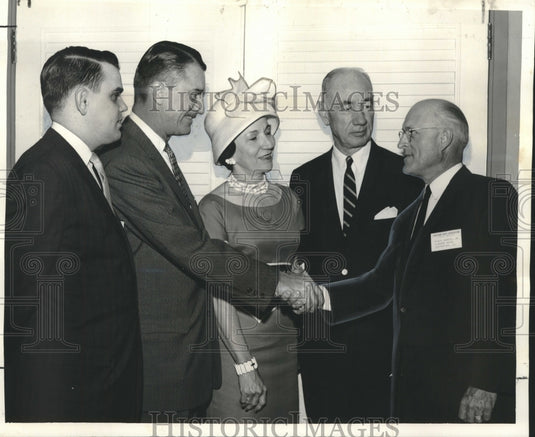 1960 Press Photo Louisiana Hotel Association Officers at New Orleans Meeting