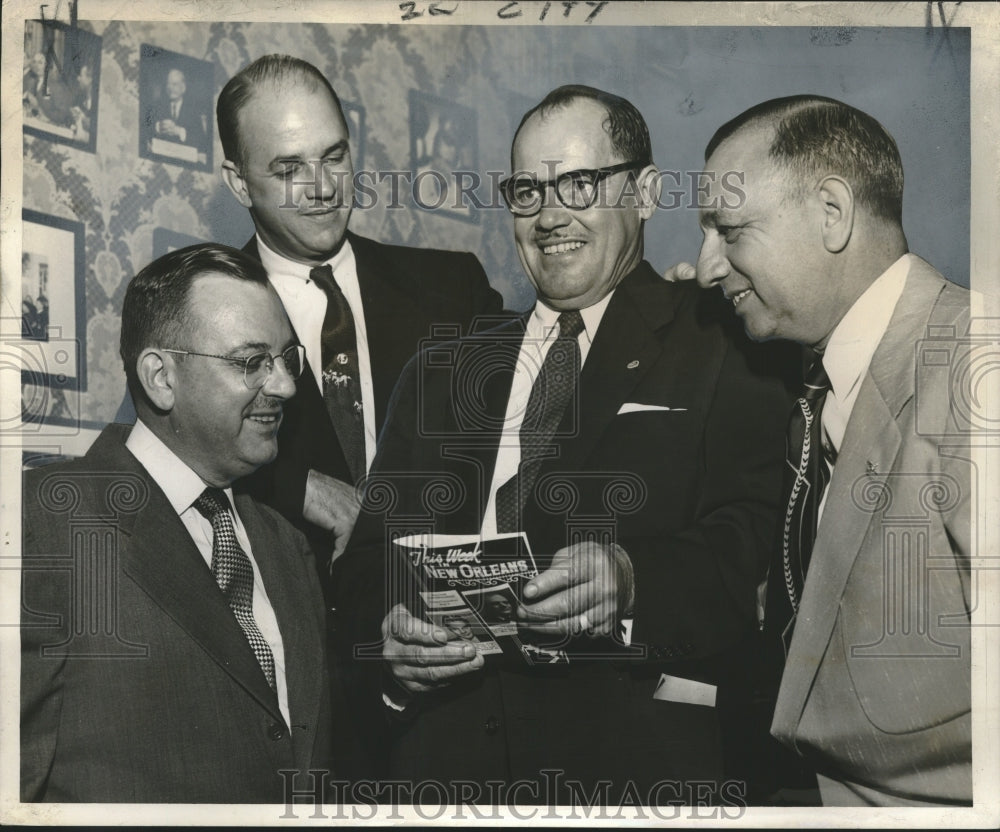 1953 Press Photo New Orleans Home Builders Association Members Honored