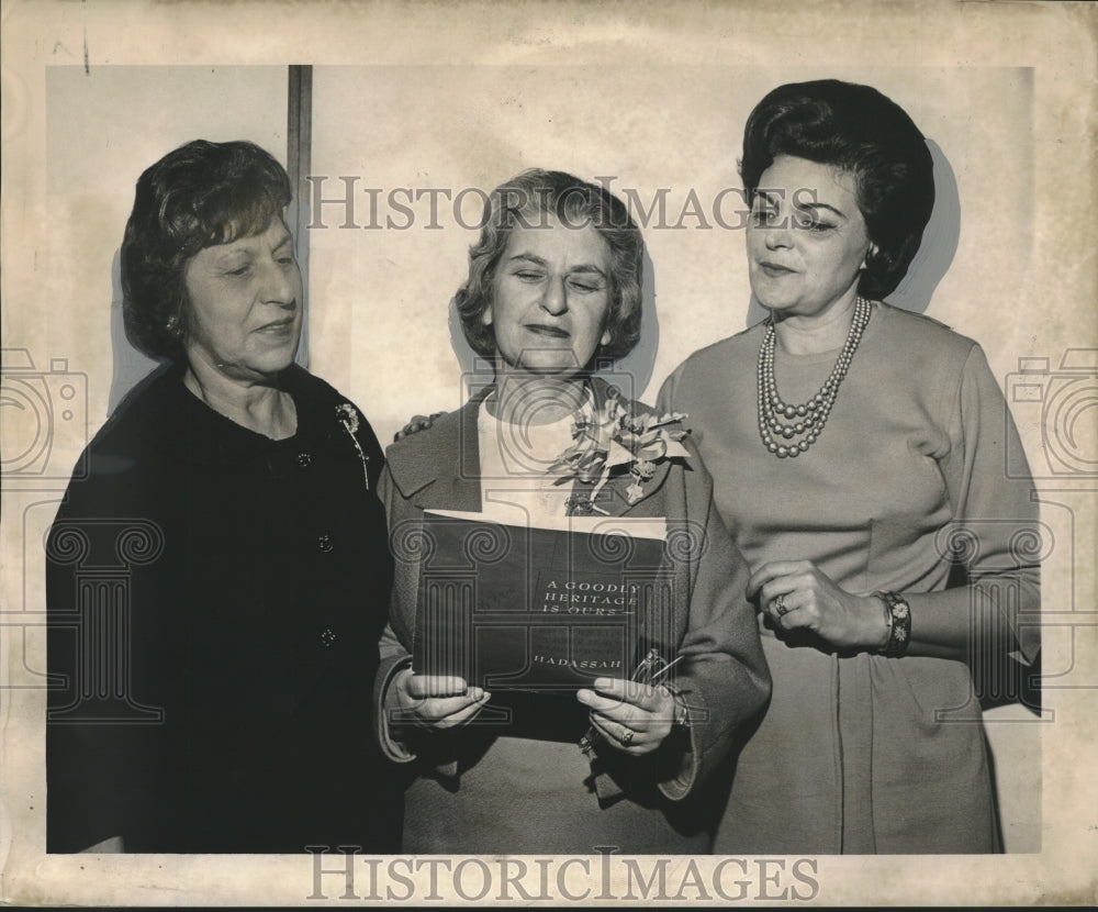 1964 Press Photo Southern Region Hadassah Members at New Orleans Meeting