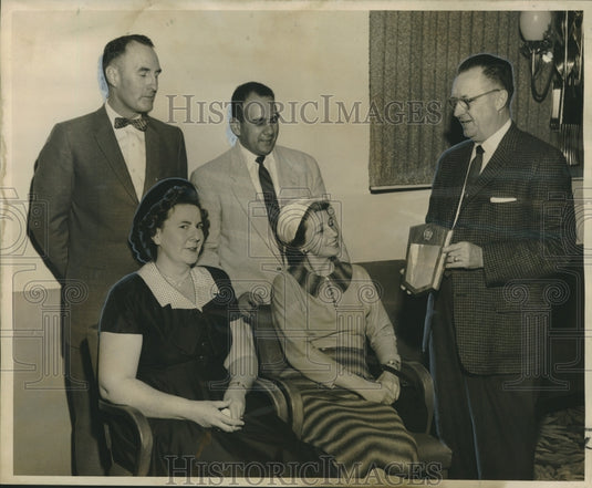 1958 Press Photo Adult 4-H Club Leaders Honored at New Orleans Luncheon