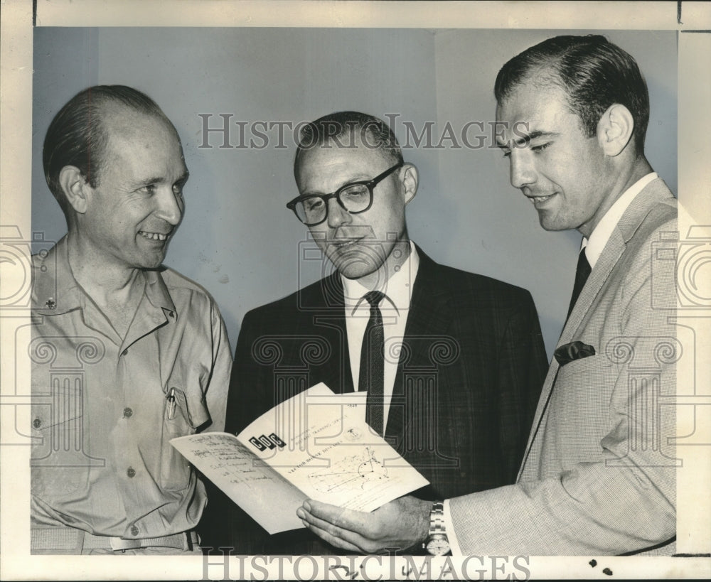 1967 Press Photo Health Speakers at Instant Training Course on Encephalitis